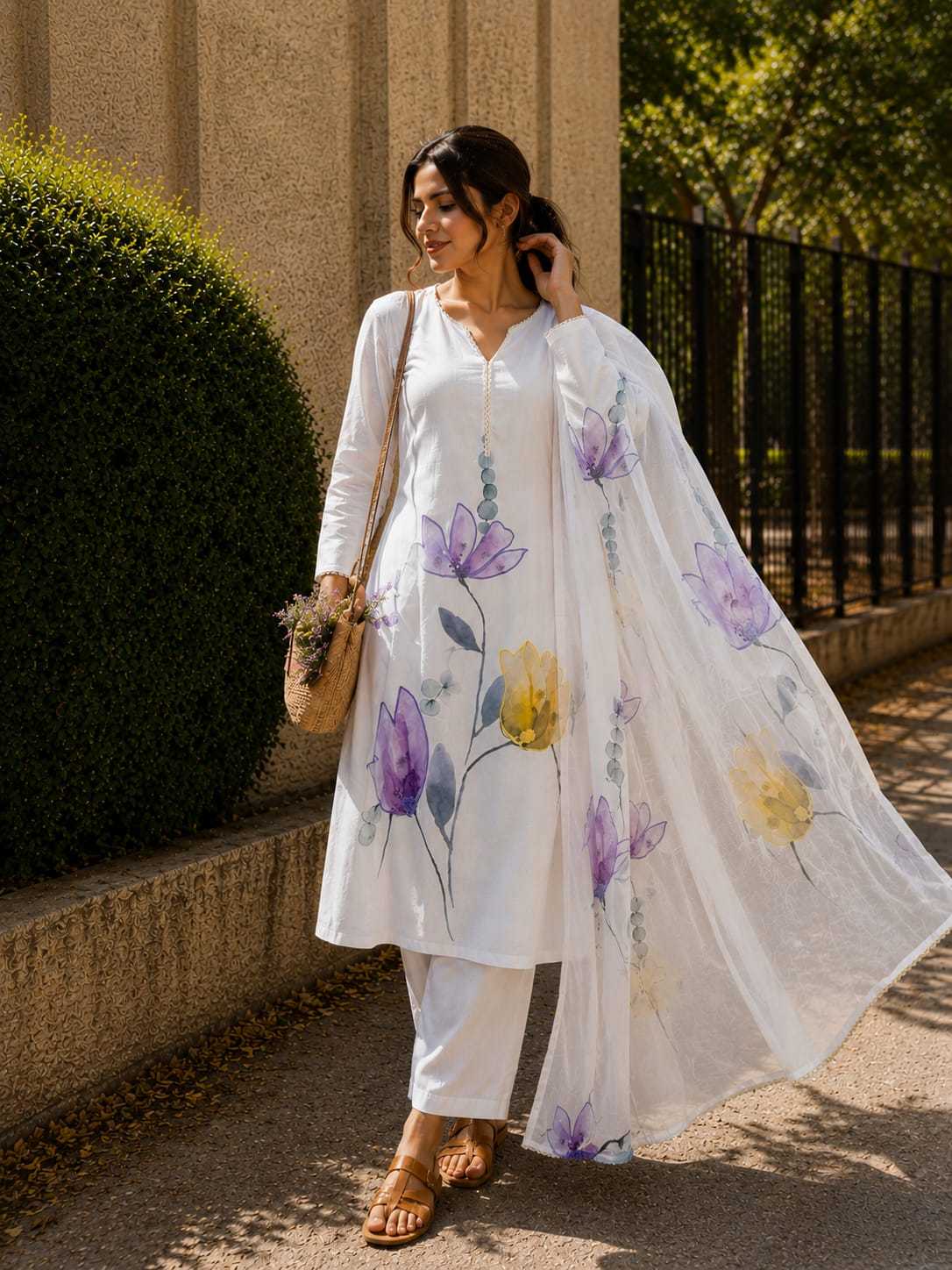 YNF Wholesale Linen Designer Suits  | Surat Manufacturer