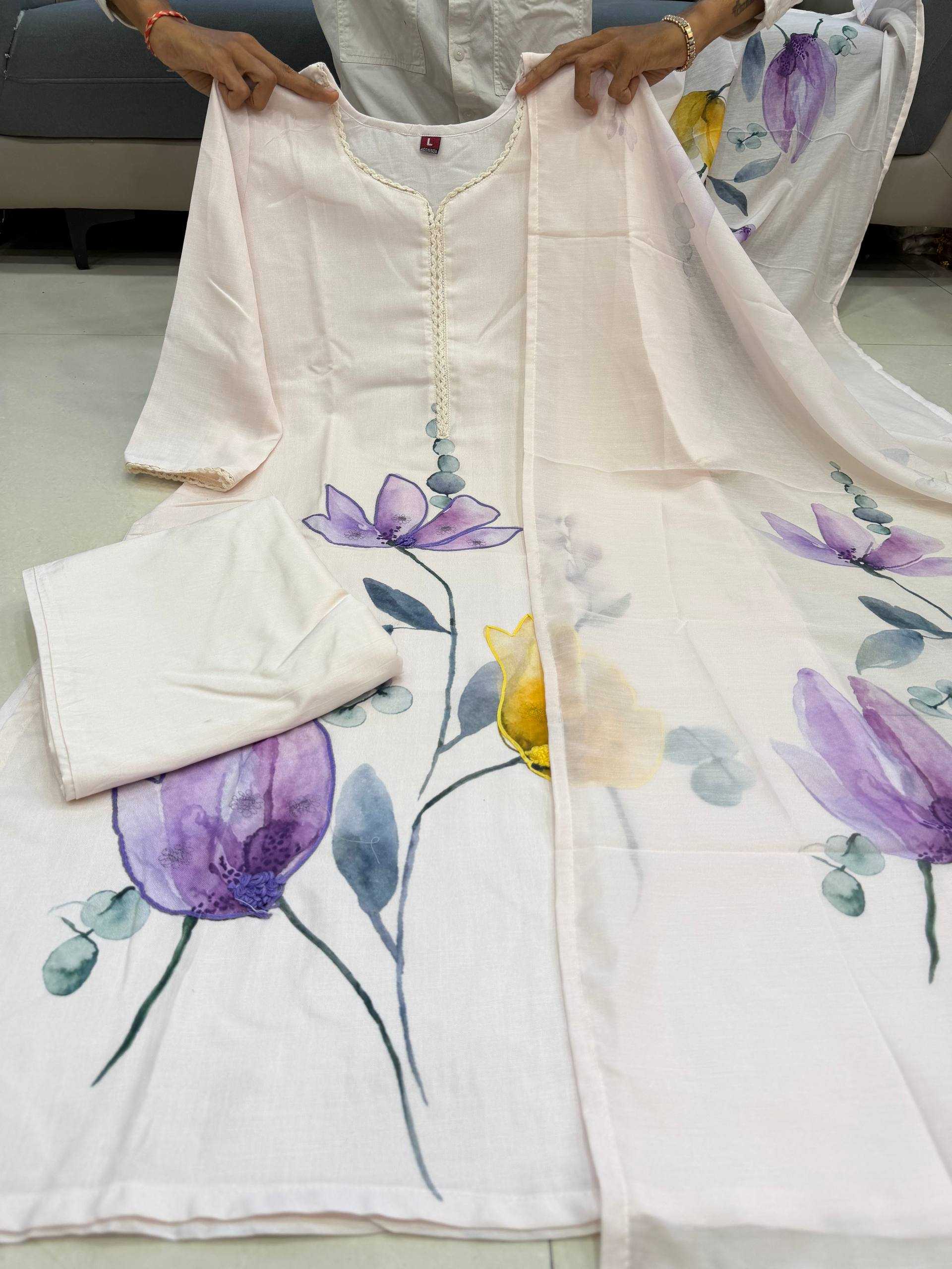 YNF Wholesale Linen Designer Suits  | Surat Manufacturer