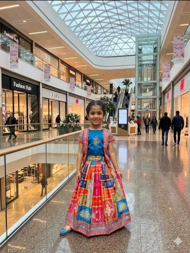 YNF Wholesale Chinon Silk Kids Lehenga  | Surat Manufacturer