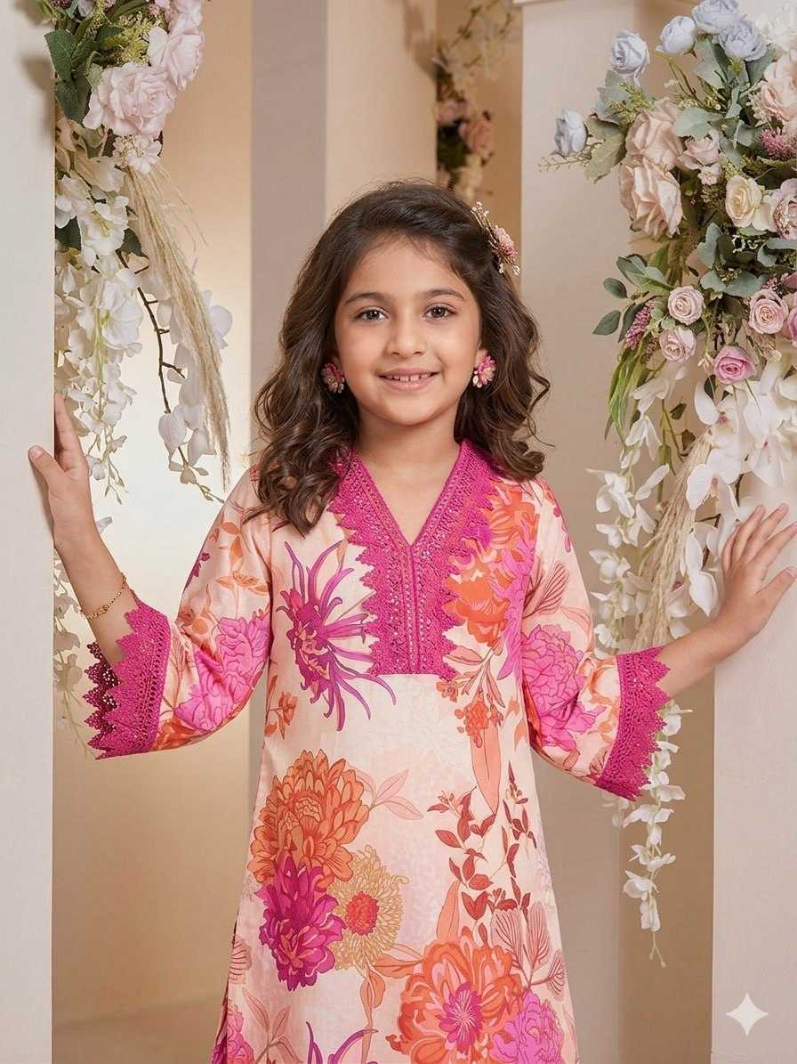 YNF Wholesale Cotton Girls Kurti  | Surat Manufacturer