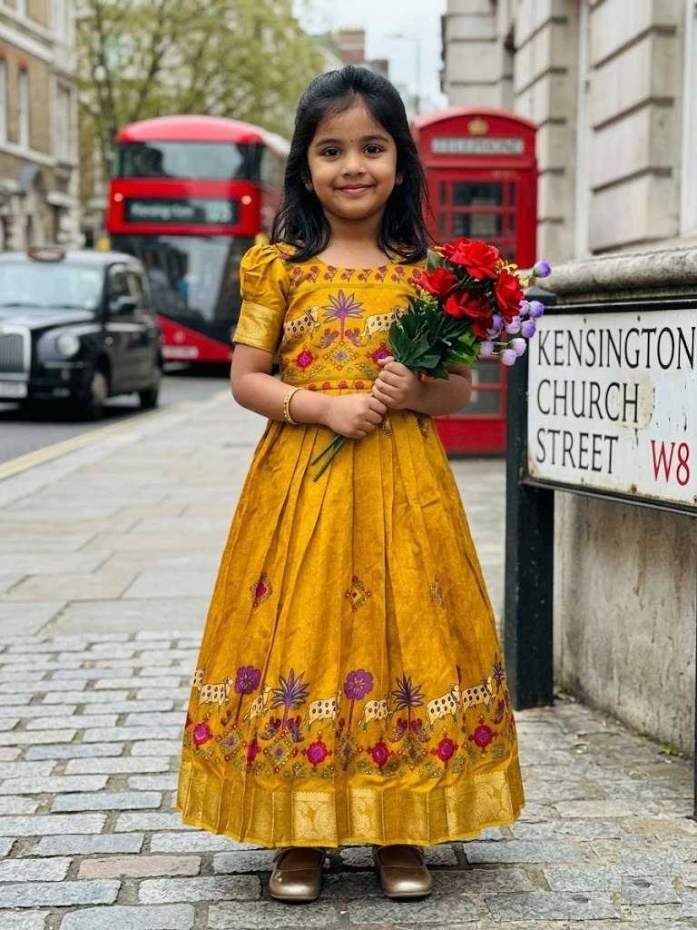 YNF Wholesale Soft Cotton Kids Designer Frock  | Surat Manufacturer