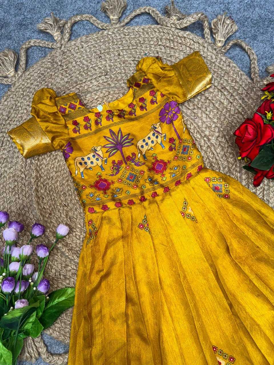 YNF Wholesale Soft Cotton Kids Designer Frock  | Surat Manufacturer
