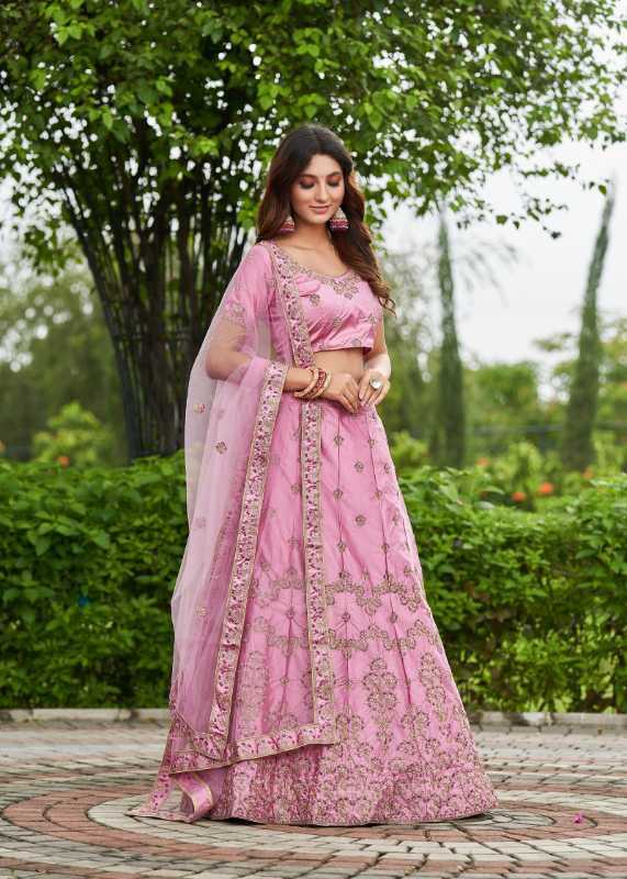 YNF Wholesale Satin Wedding Lehenga  | Surat Manufacturer