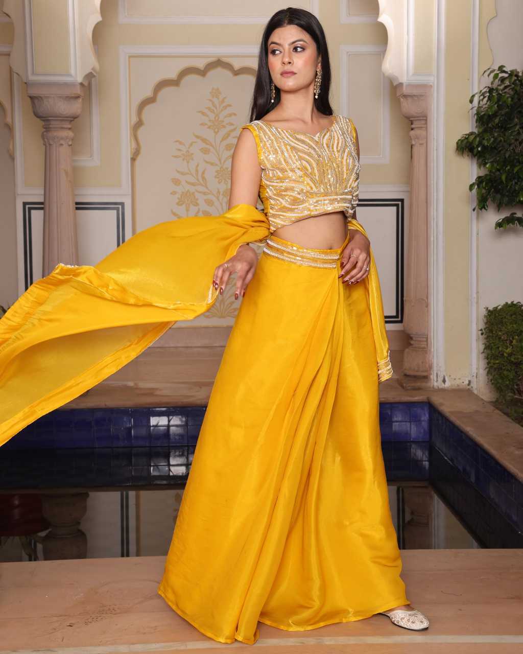 YNF Wholesale Silk Embroidered Dresses  | Surat Manufacturer