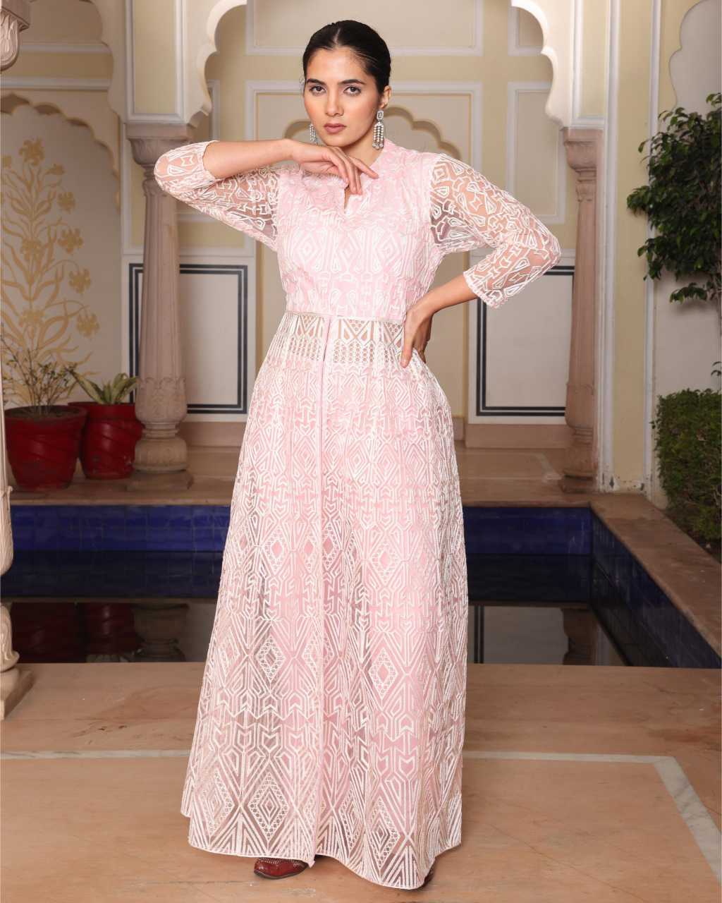 YNF Wholesale Crepe Party Wear Dresses  | Surat Manufacturer