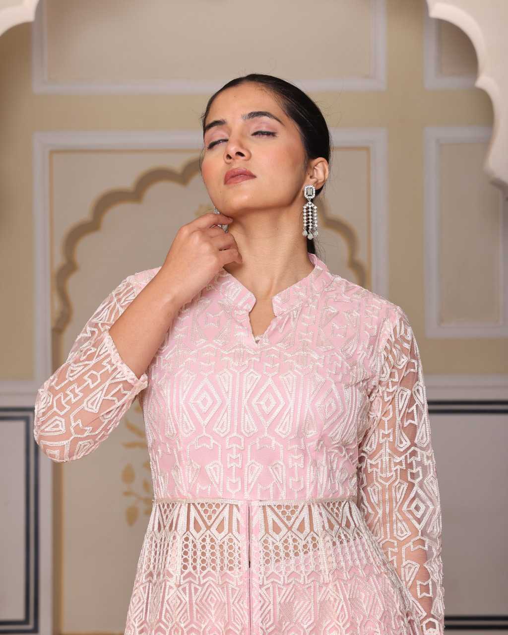 YNF Wholesale Crepe Party Wear Dresses  | Surat Manufacturer