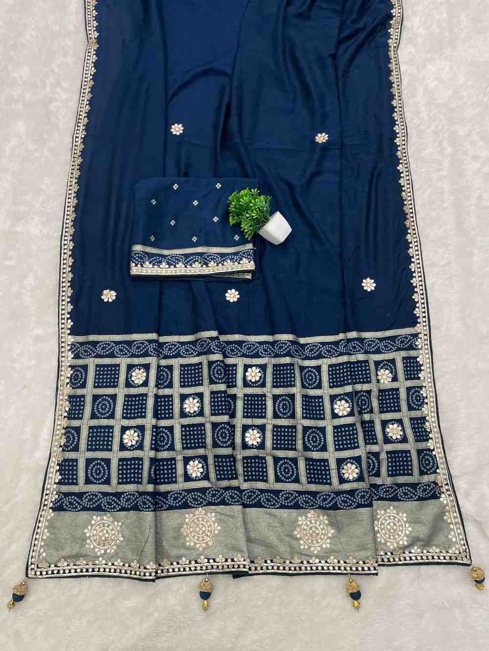 YNF Wholesale Viscose Gota Patti Sarees  | Surat Manufacturer