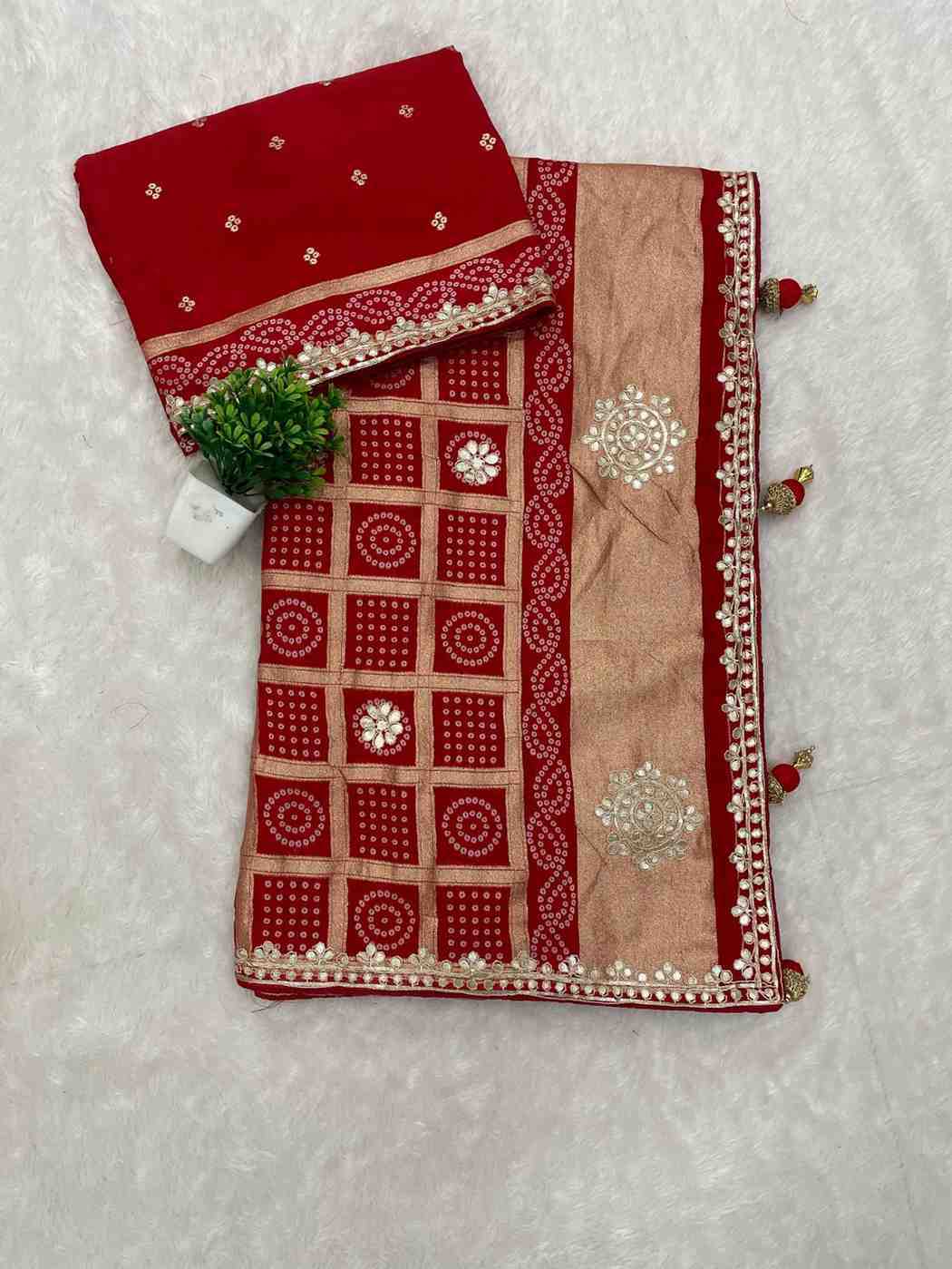 YNF Wholesale Viscose Gota Patti Sarees  | Surat Manufacturer