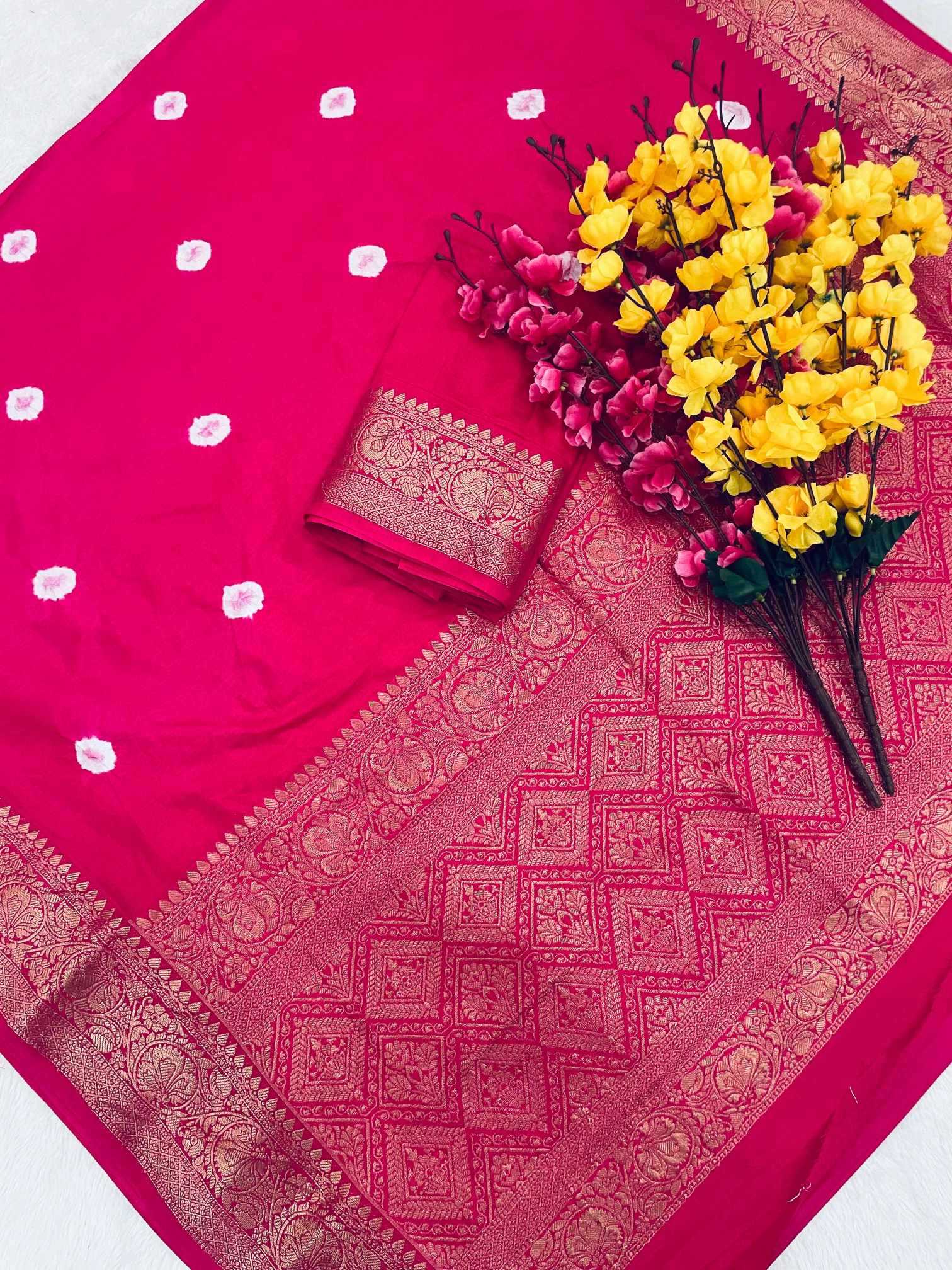 YNF Wholesale Kanjivaram Silk Printed Silk Saree  | Surat Manufacturer