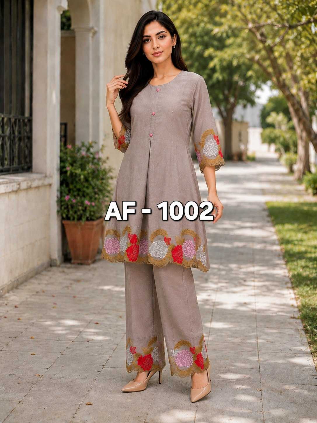 YNF Wholesale Chanderi Cotton Co-ord Set  | Surat Manufacturer