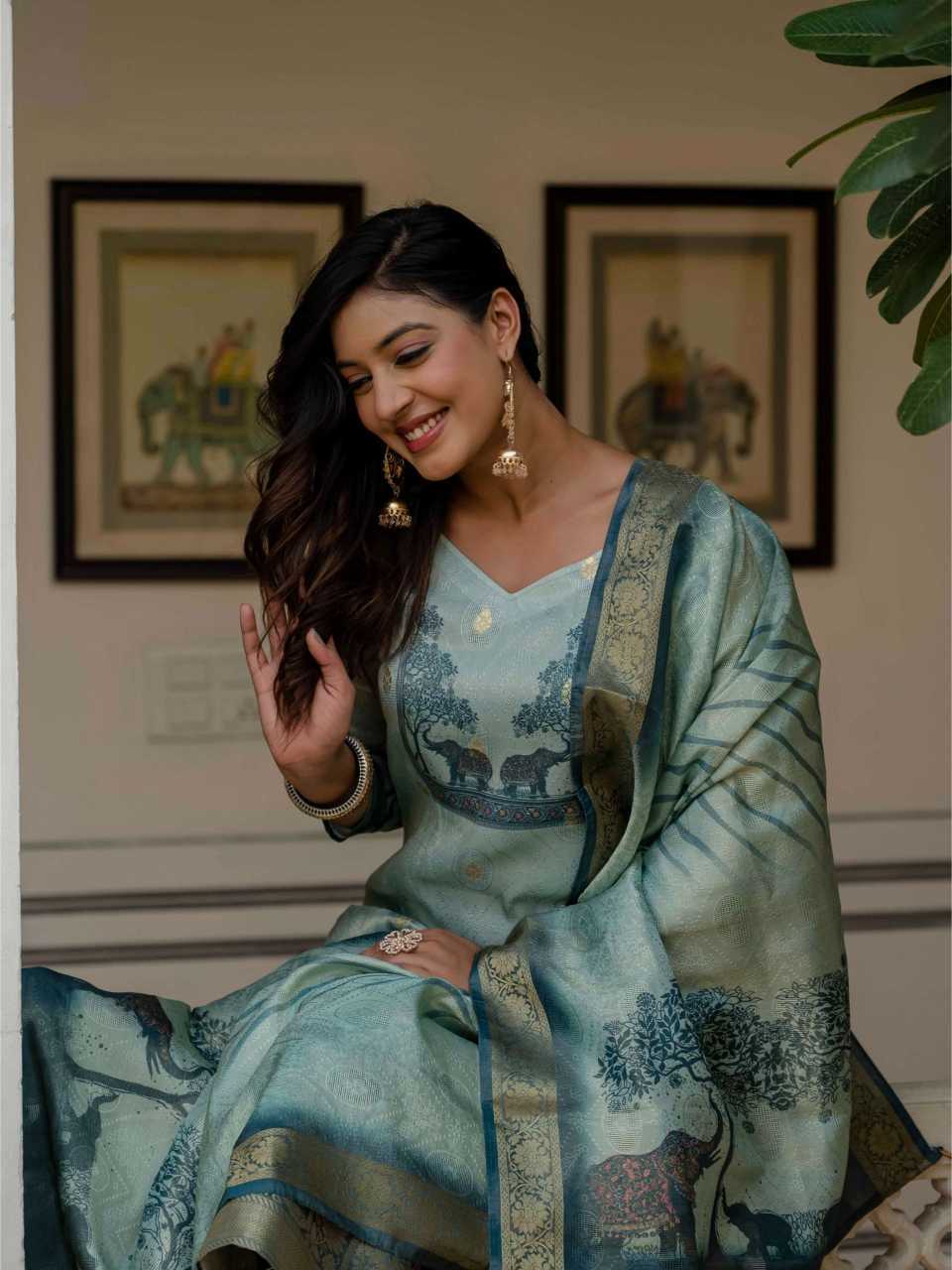 YNF Wholesale Jacquard Party Wear Suits  | Surat Manufacturer