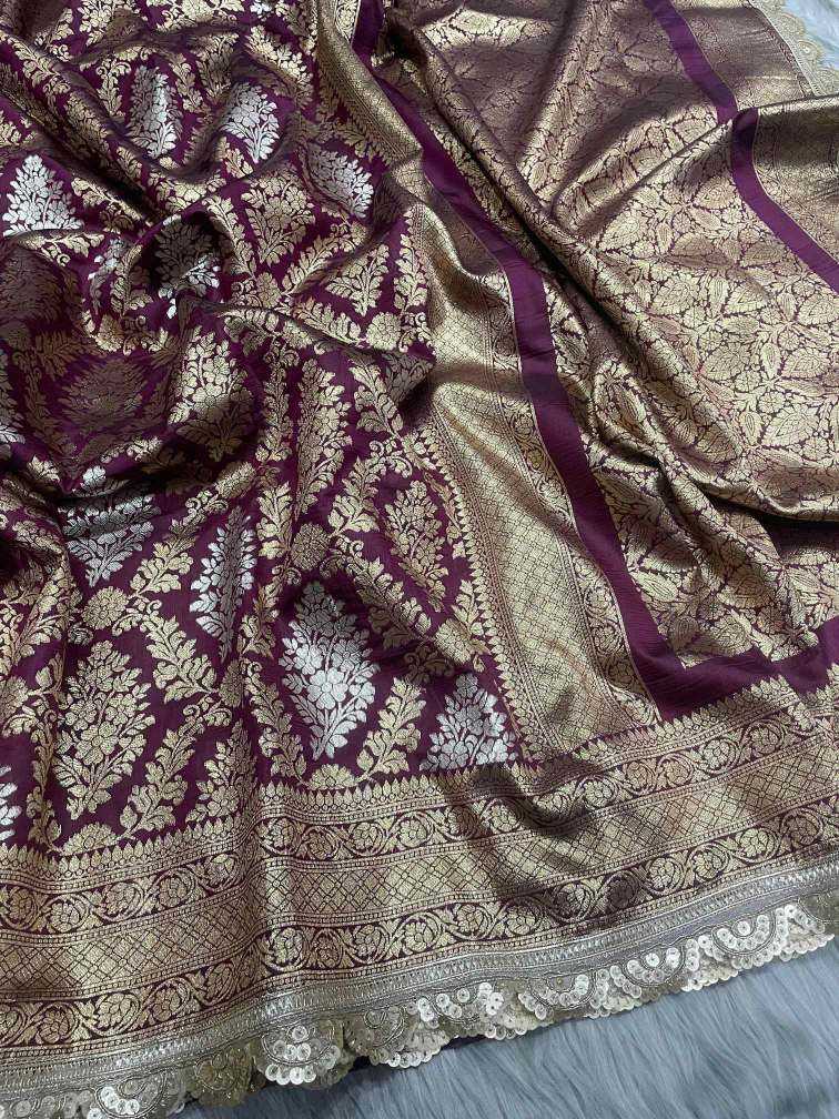YNF Wholesale Katan Silk Banarasi Silk Sarees  | Surat Manufacturer