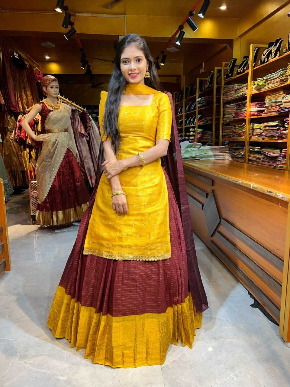 YNF Wholesale Soft Tissue Designer Lehenga Choli  | Surat Manufacturer
