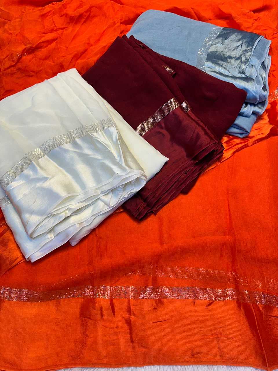 YNF Wholesale Georgette Fancy Sarees  | Surat Manufacturer