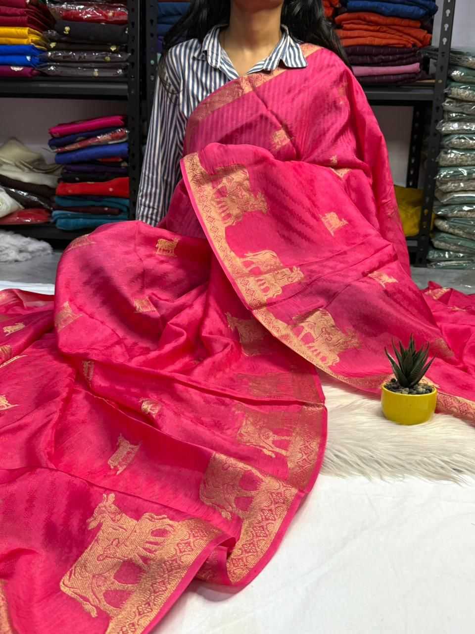 YNF Wholesale Viscose Designer Sarees  | Surat Manufacturer