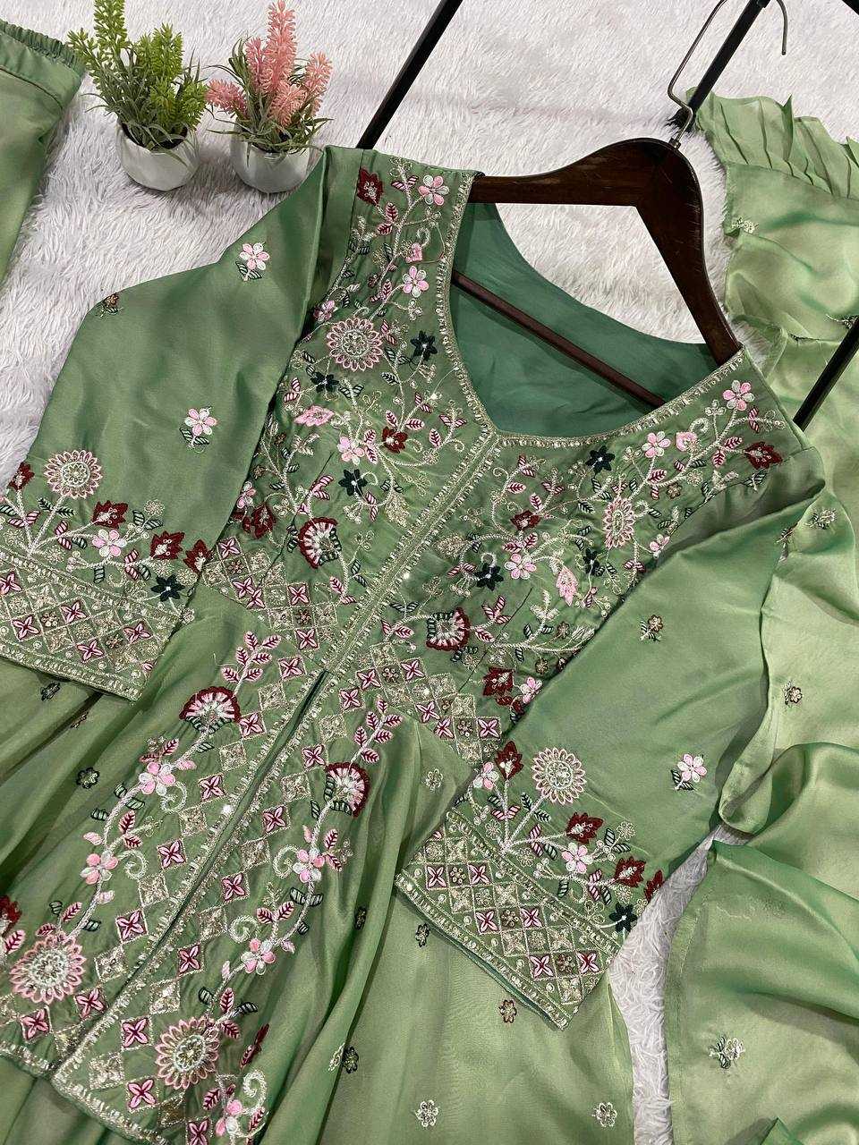 YNF Wholesale Rangoli Silk Palazzo Suit  | Surat Manufacturer