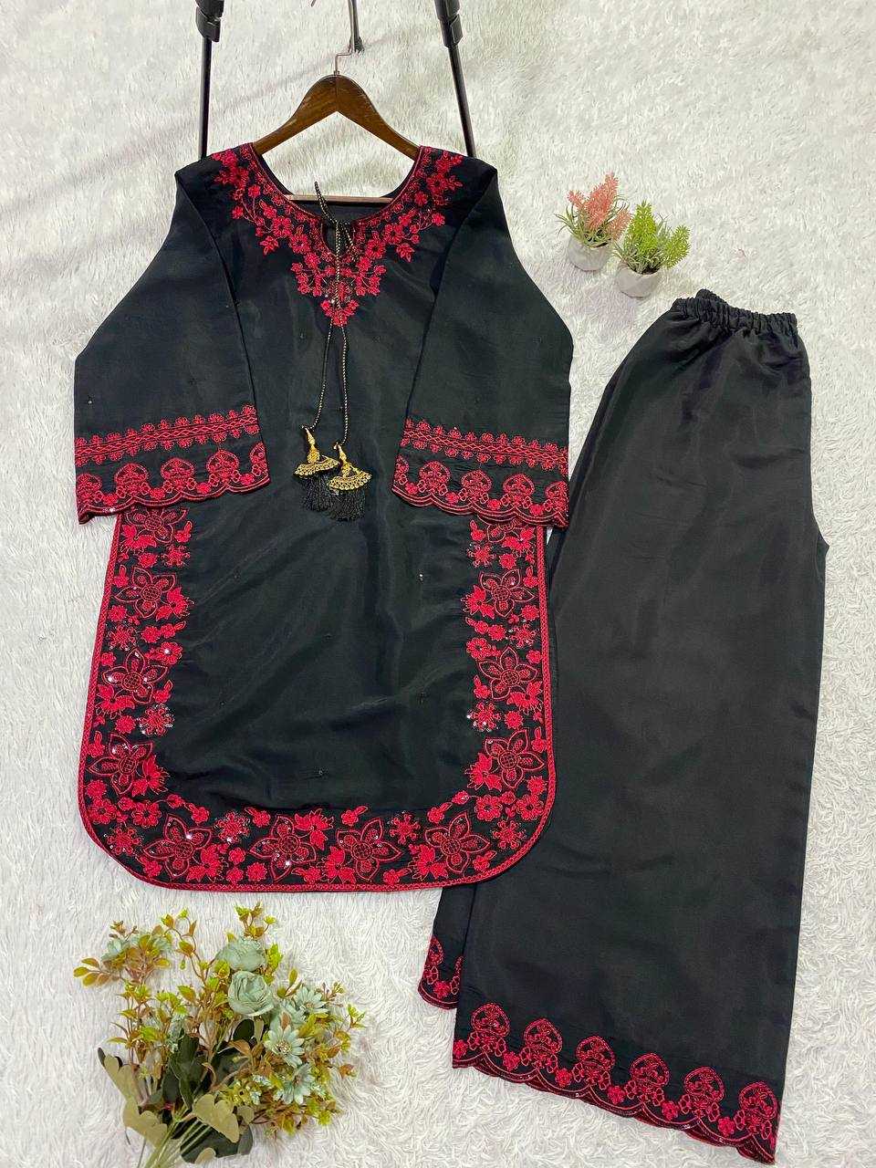 YNF Wholesale Crepe Palazzo Suit  | Surat Manufacturer