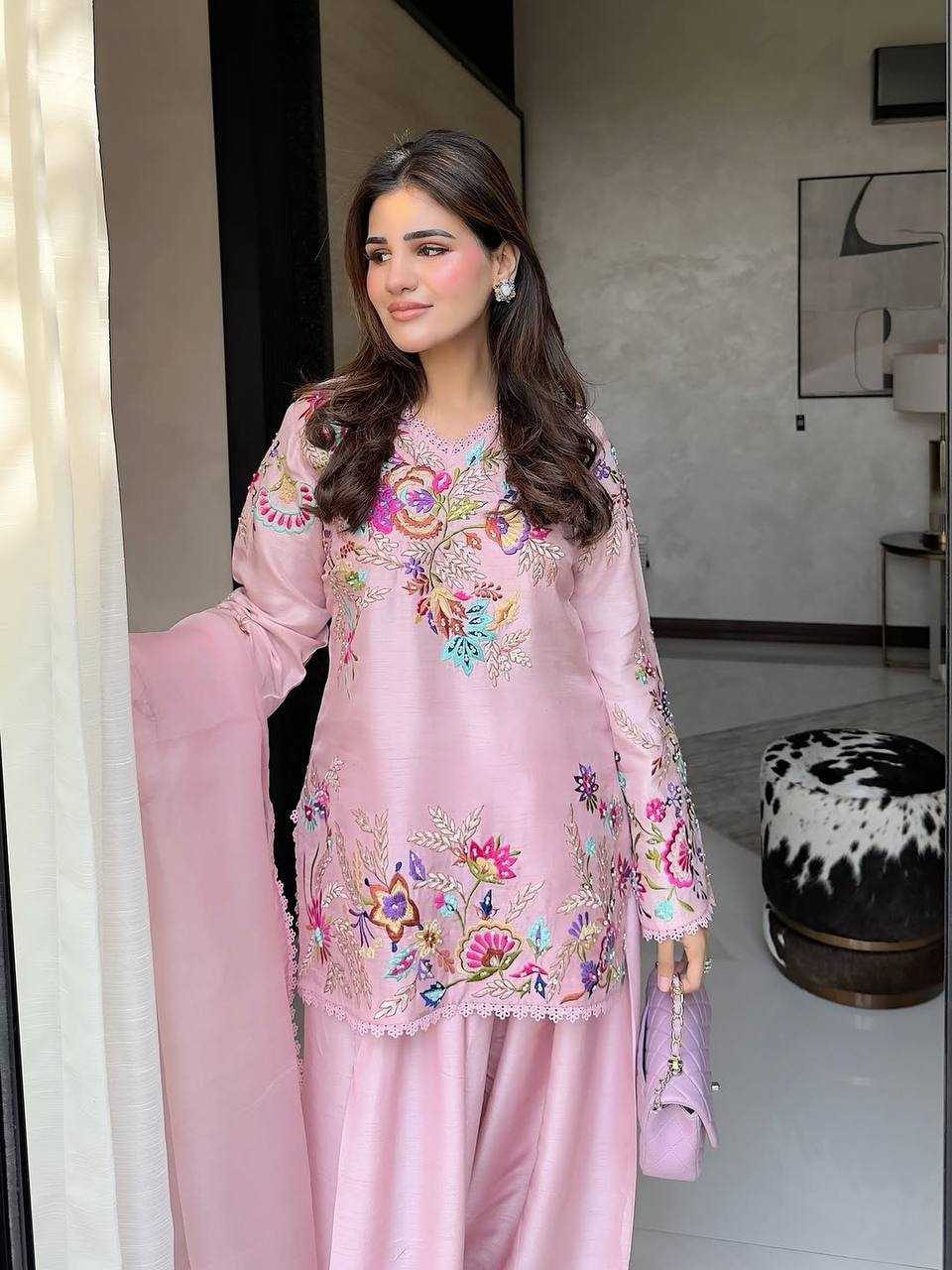 YNF Wholesale Crepe Silk Sharara Salwar Suits  | Surat Manufacturer