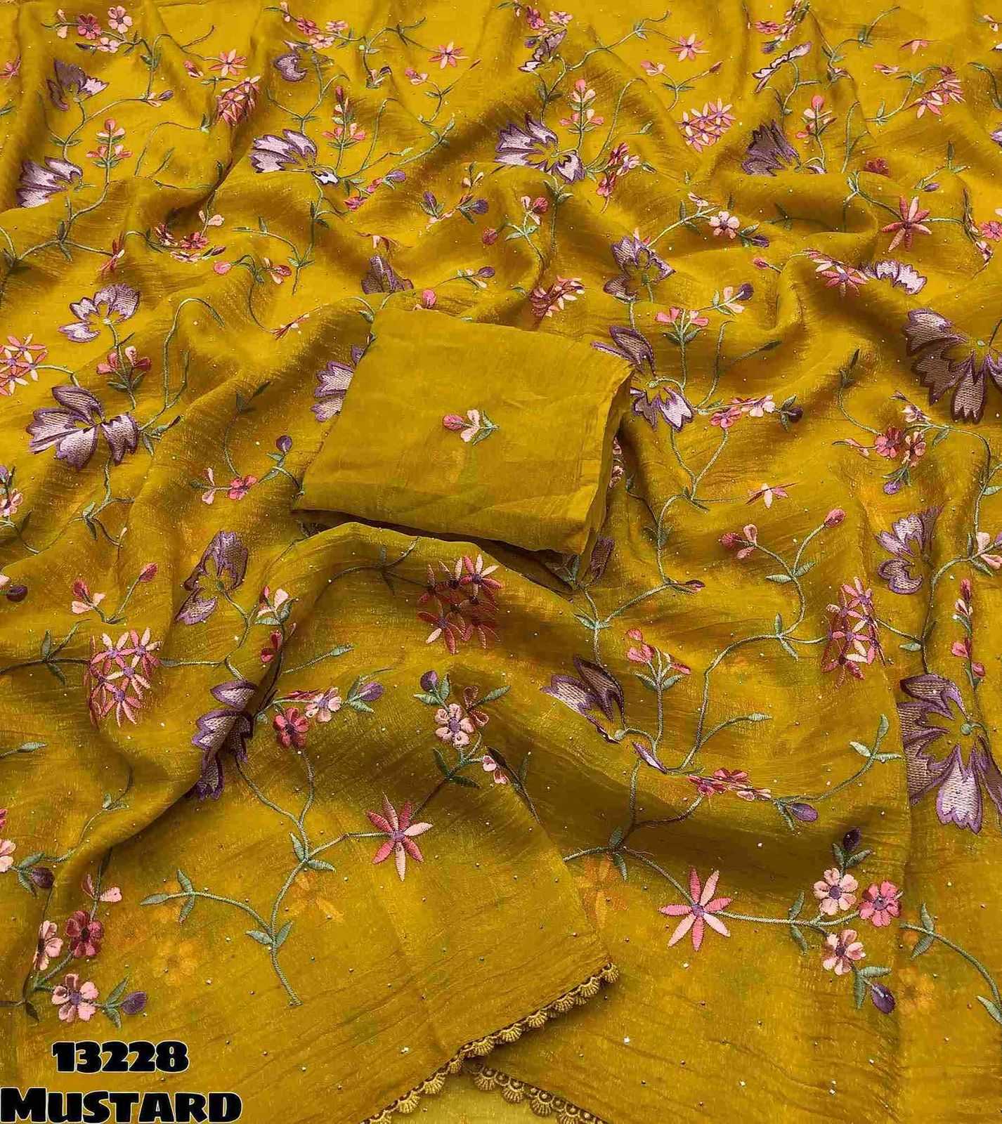 YNF Wholesale Crunchi Designer Sarees  | Surat Manufacturer