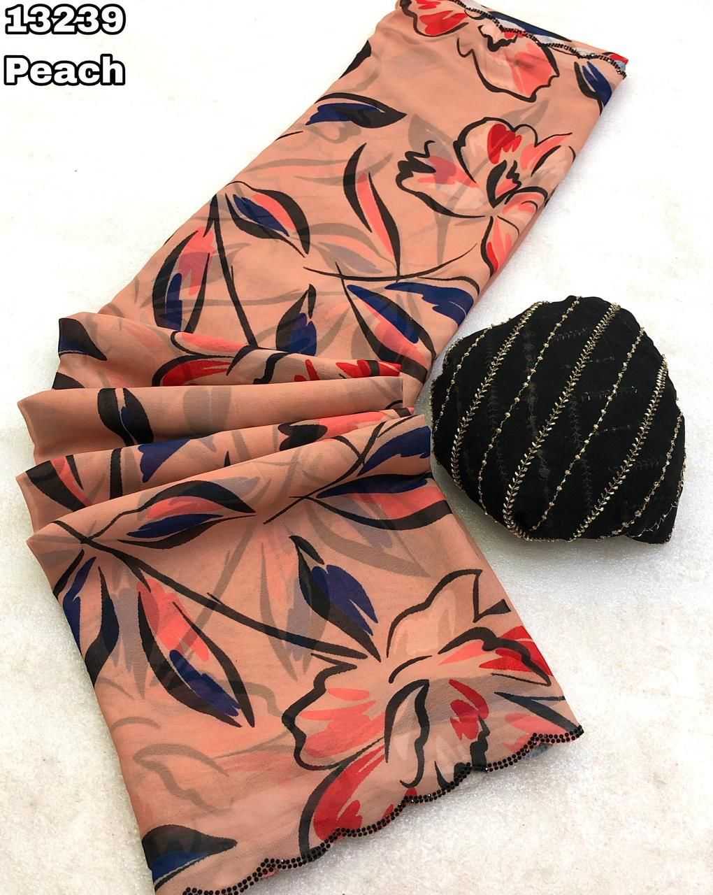 YNF Wholesale Chiffon Printed Sarees  | Surat Manufacturer