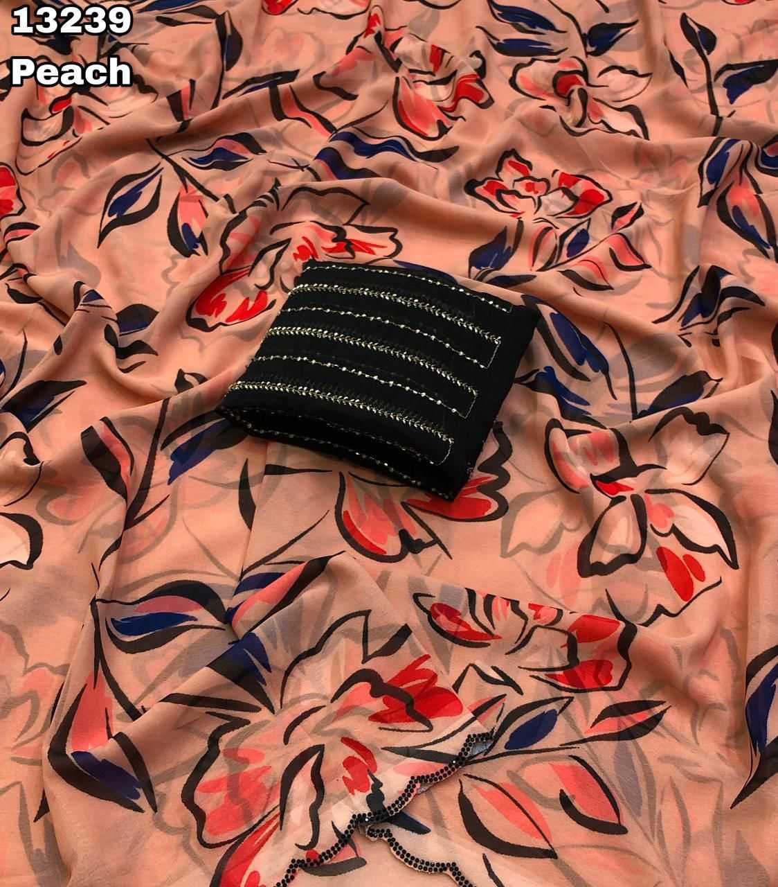 YNF Wholesale Chiffon Printed Sarees  | Surat Manufacturer