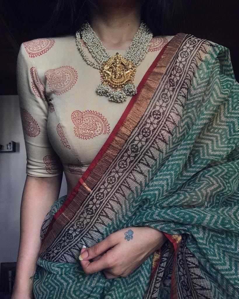 YNF Wholesale Chanderi Silk Printed Sarees KESH690 DF -2 