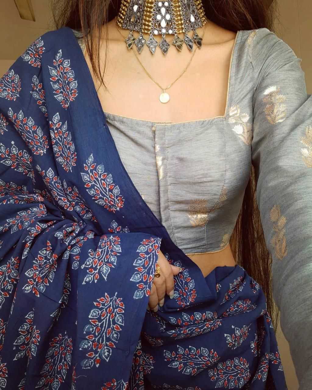 YNF Wholesale Chanderi Silk Printed Sarees KESH690 DF -2 
