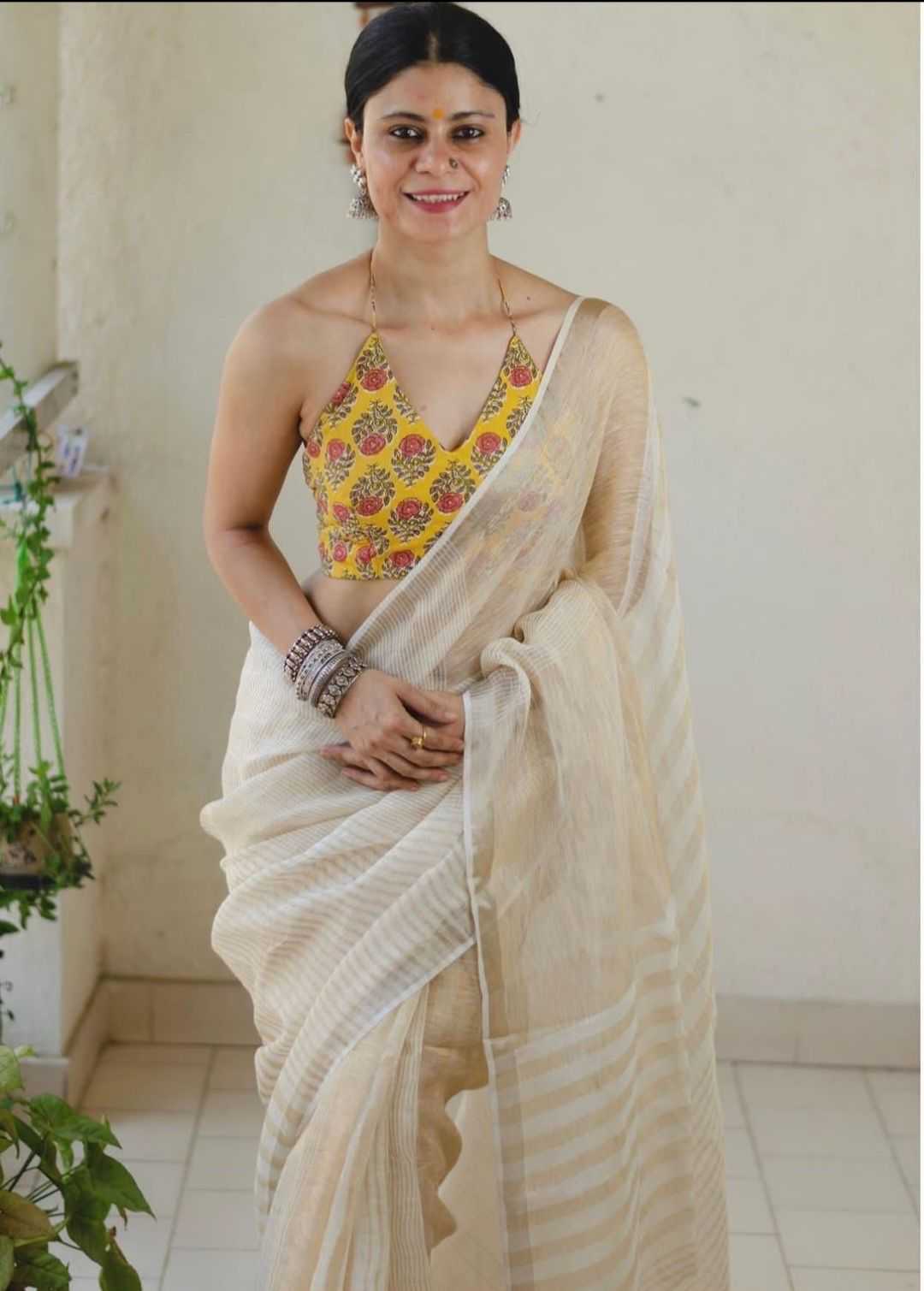 YNF Wholesale Chanderi Silk Printed Sarees KESH690 DF -2 
