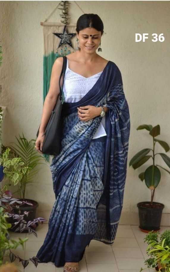 YNF Wholesale Chanderi Silk Printed Sarees KESH690 DF -2 