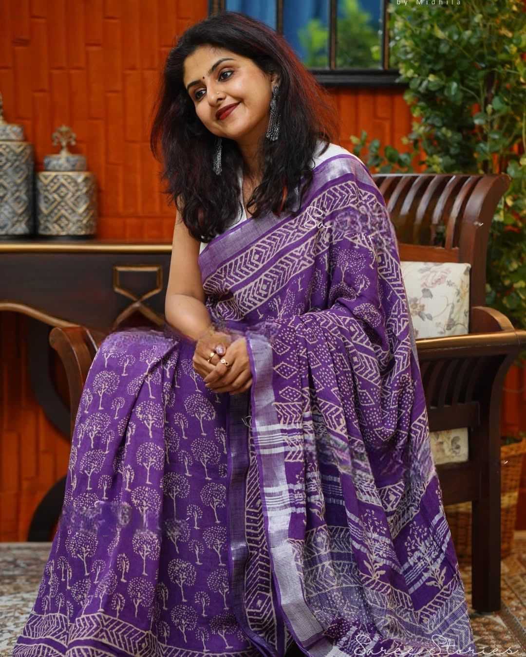 YNF Wholesale Linen Printed Sarees KESH690 DF - 218 | Surat Manufacturer