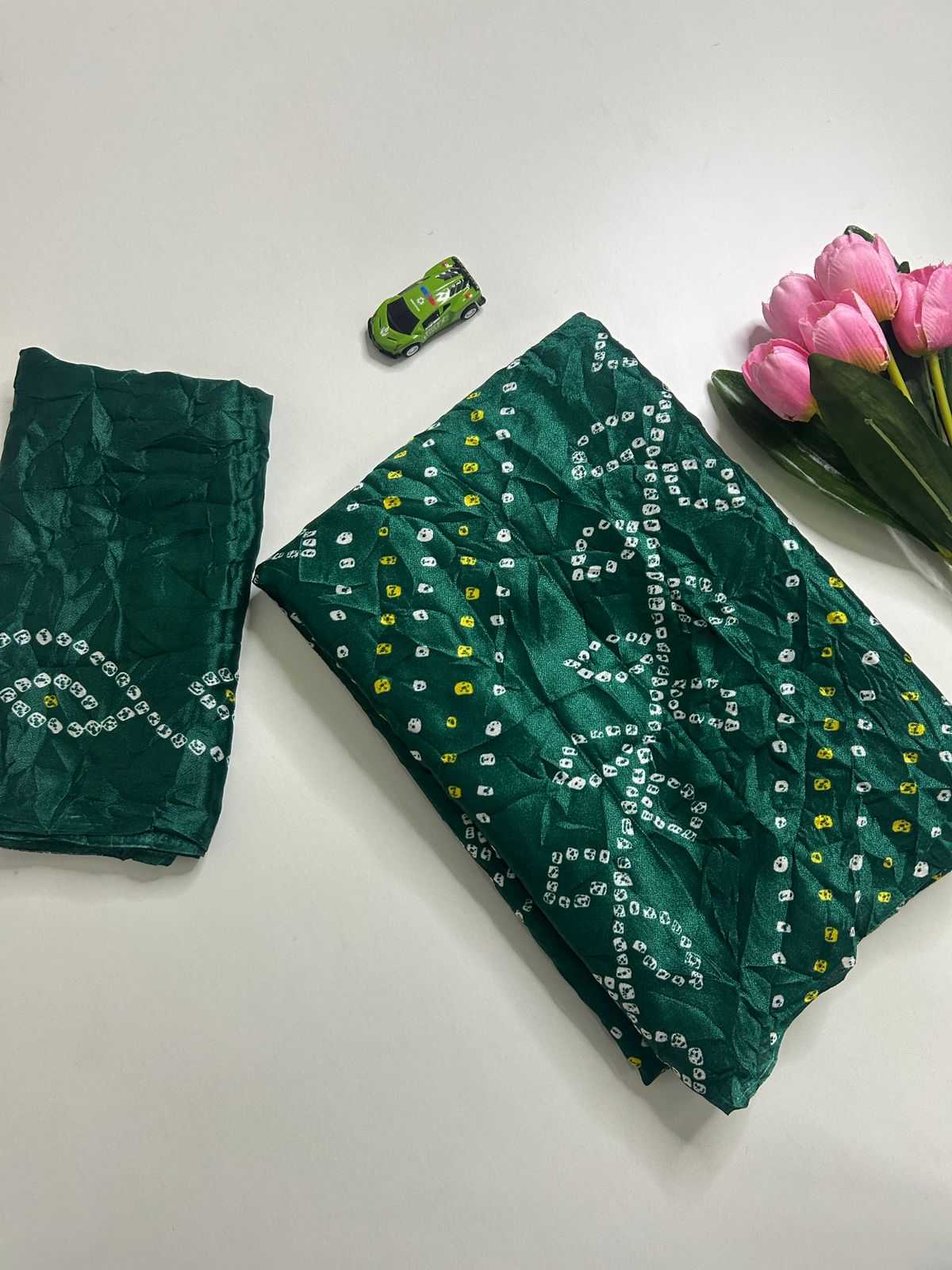 YNF Wholesale Bandhani Silk Fancy Sarees  | Surat Manufacturer