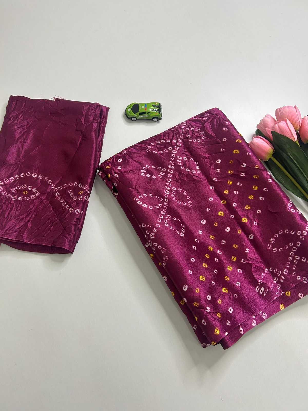 YNF Wholesale Bandhani Silk Fancy Sarees  | Surat Manufacturer