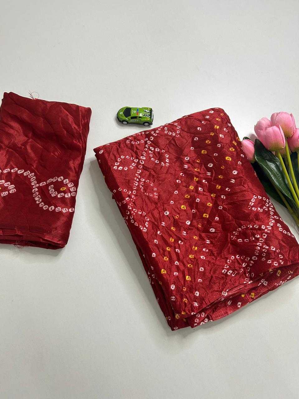 YNF Wholesale Bandhani Silk Fancy Sarees  | Surat Manufacturer