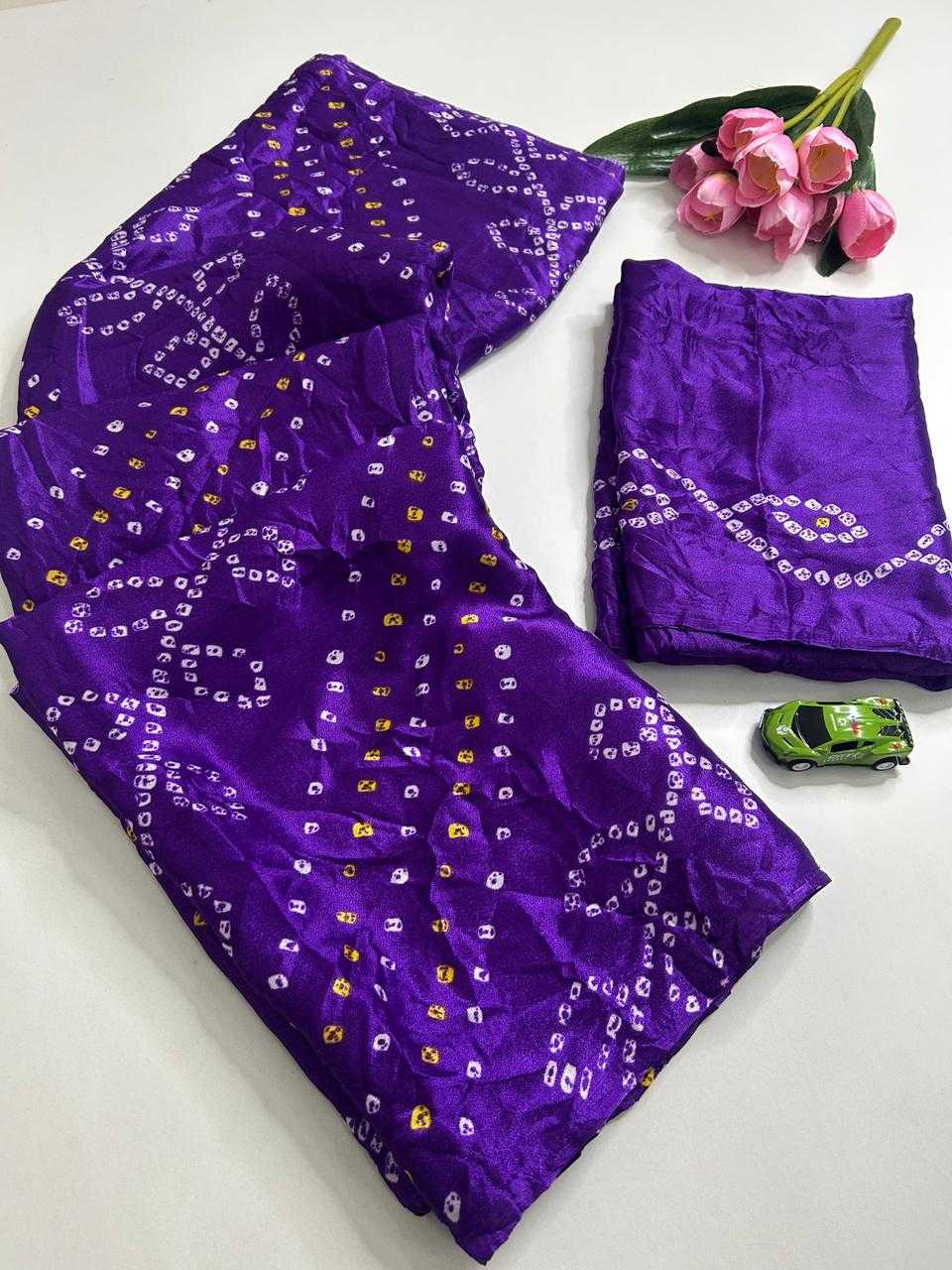 YNF Wholesale Bandhani Silk Fancy Sarees  | Surat Manufacturer