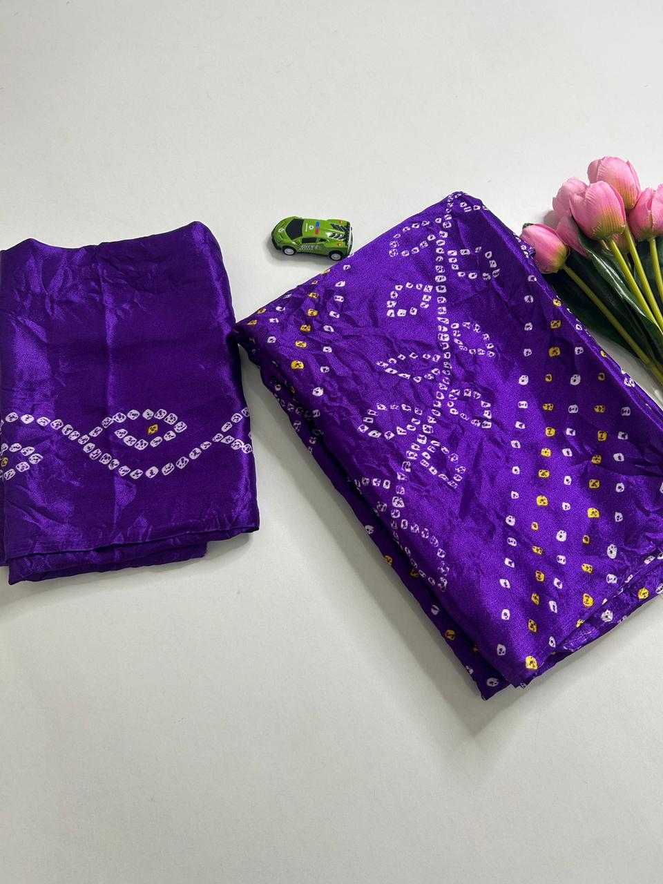 YNF Wholesale Bandhani Silk Fancy Sarees  | Surat Manufacturer