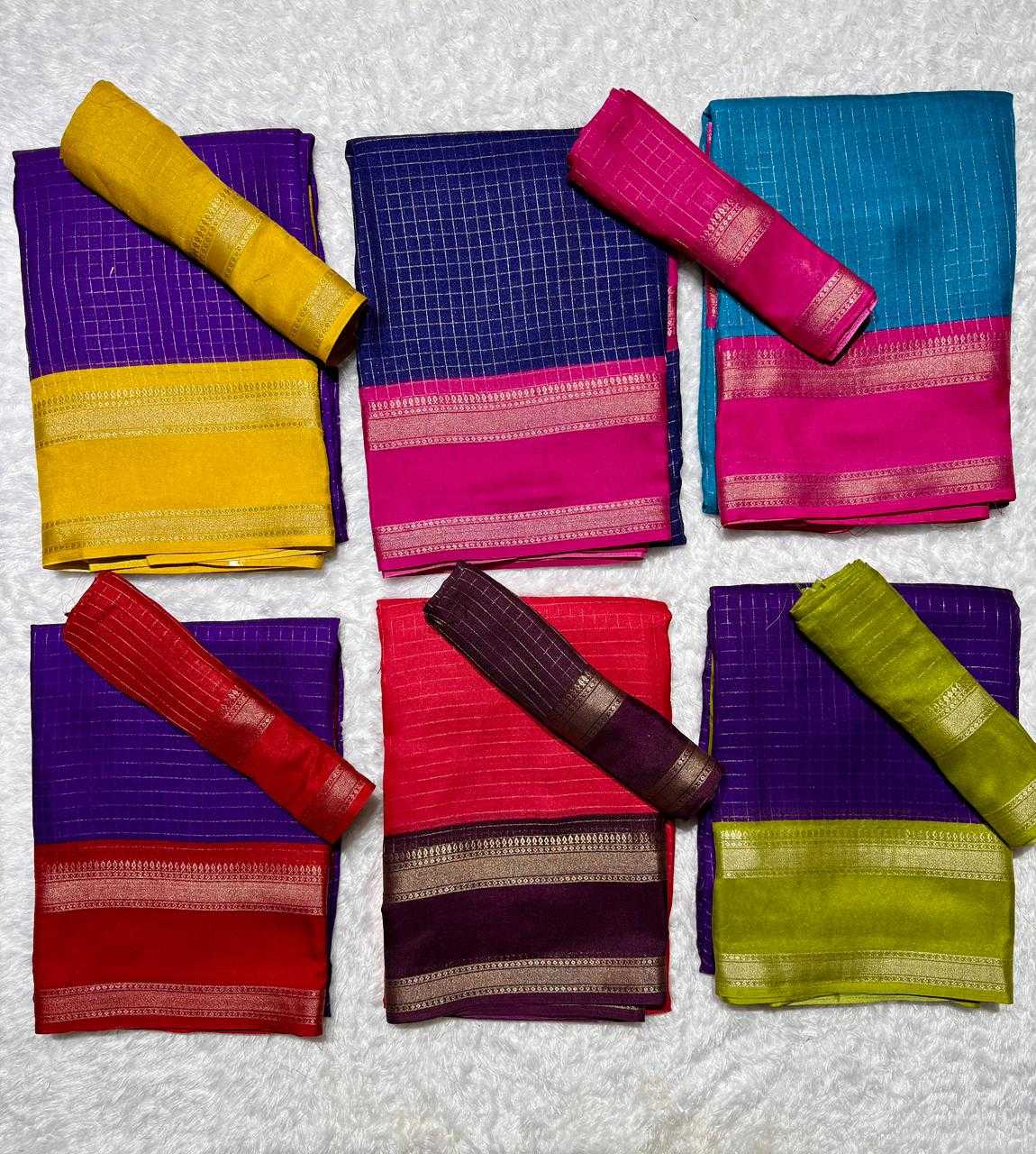 YNF Wholesale Mysore Silk Mysore Silk Sarees  | Surat Manufacturer