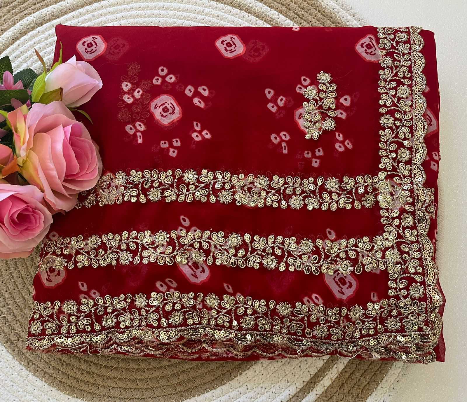 YNF Wholesale Georgette Printed Sarees  | Surat Manufacturer