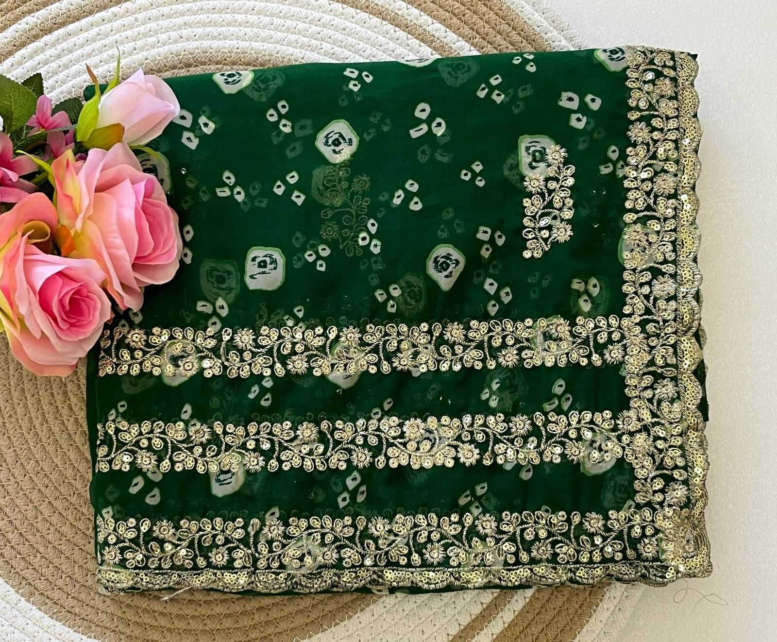 YNF Wholesale Georgette Printed Sarees  | Surat Manufacturer