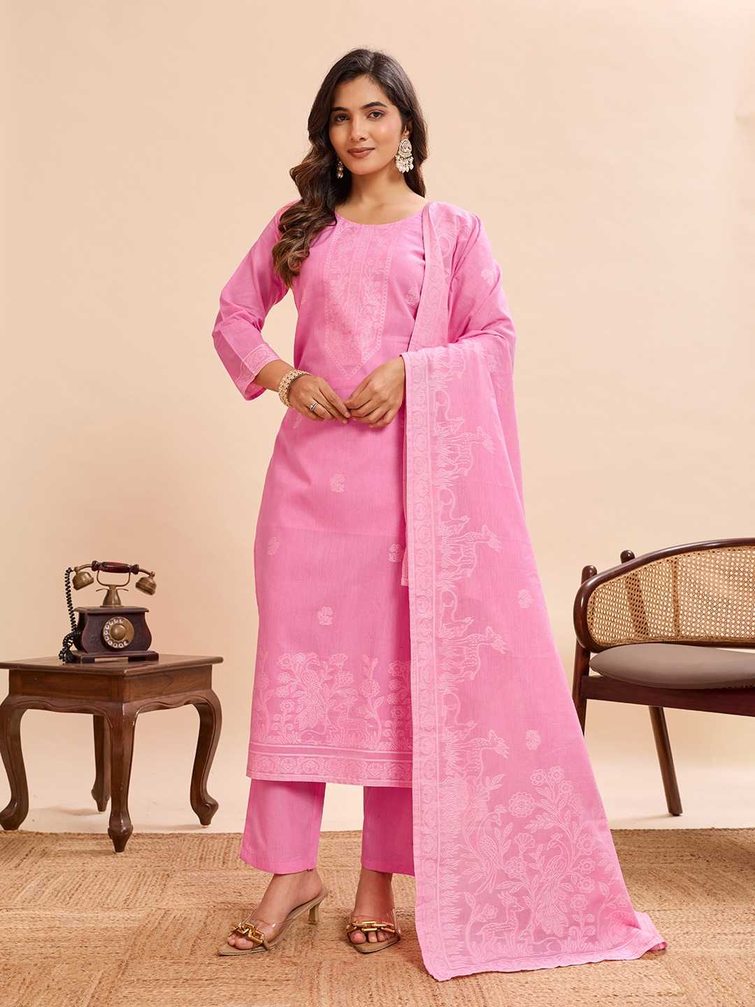 YNF Wholesale Cotton Ladies Suits  | Surat Manufacturer