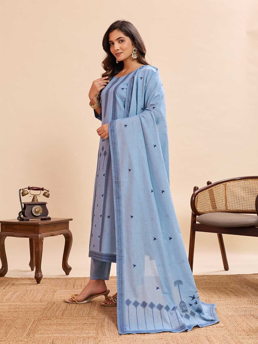 YNF Wholesale Pure Cotton Ladies Suits  | Surat Manufacturer
