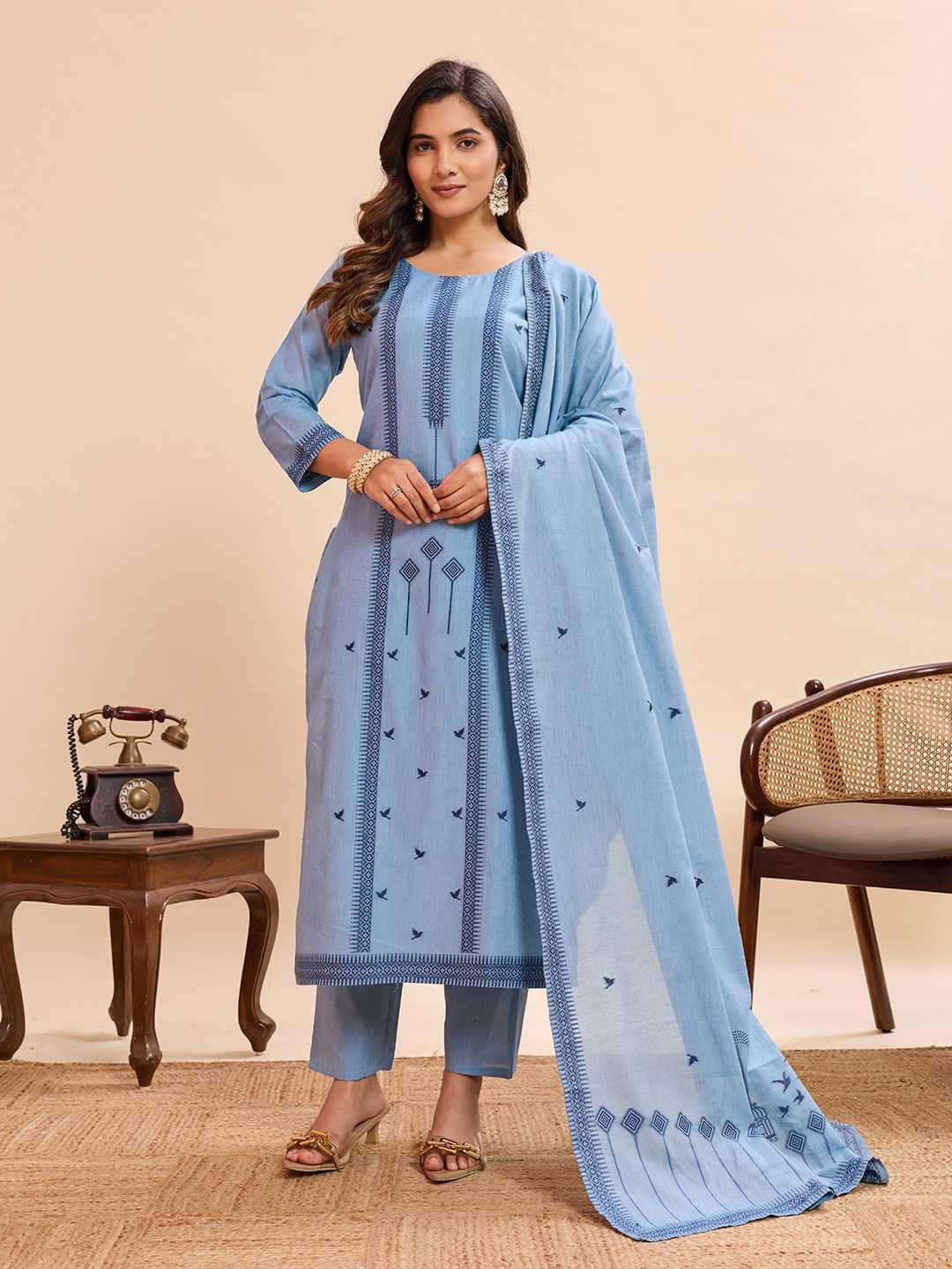YNF Wholesale Pure Cotton Ladies Suits  | Surat Manufacturer