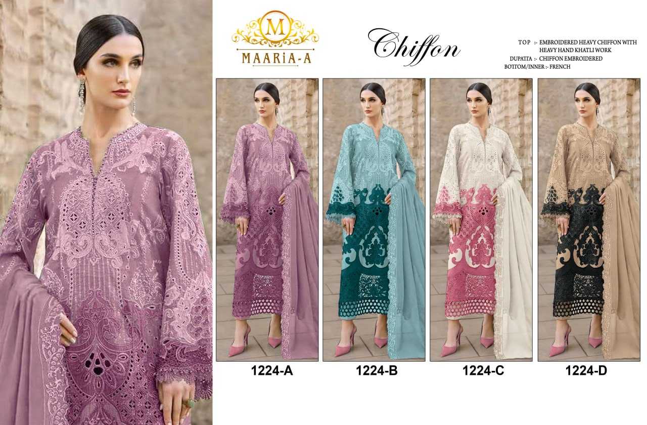 YNF Wholesale Chiffon Printed Suits  | Surat Manufacturer