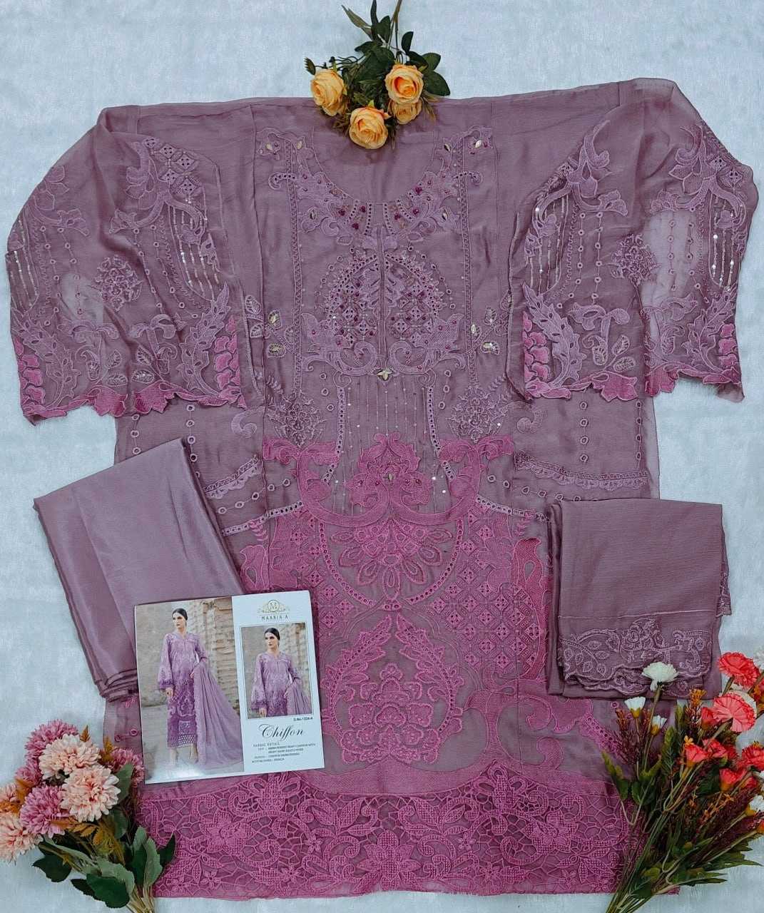YNF Wholesale Chiffon Printed Suits  | Surat Manufacturer