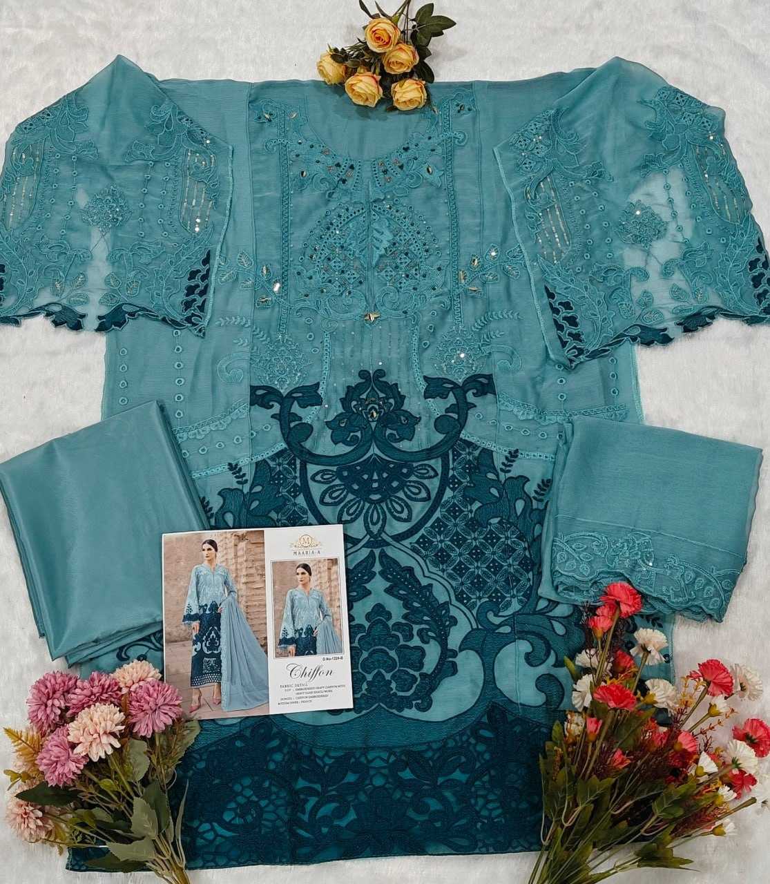 YNF Wholesale Chiffon Printed Suits  | Surat Manufacturer