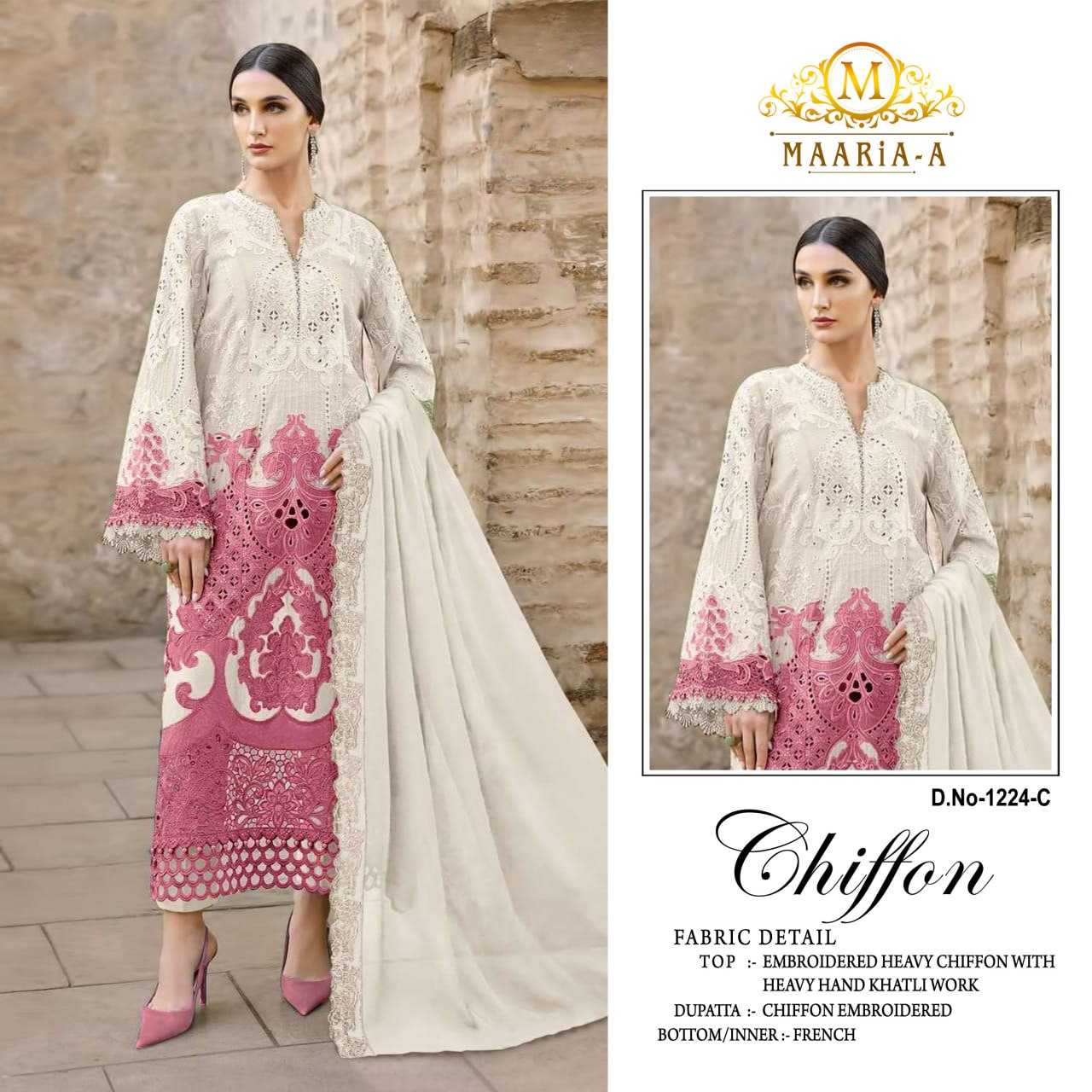 YNF Wholesale Chiffon Printed Suits  | Surat Manufacturer