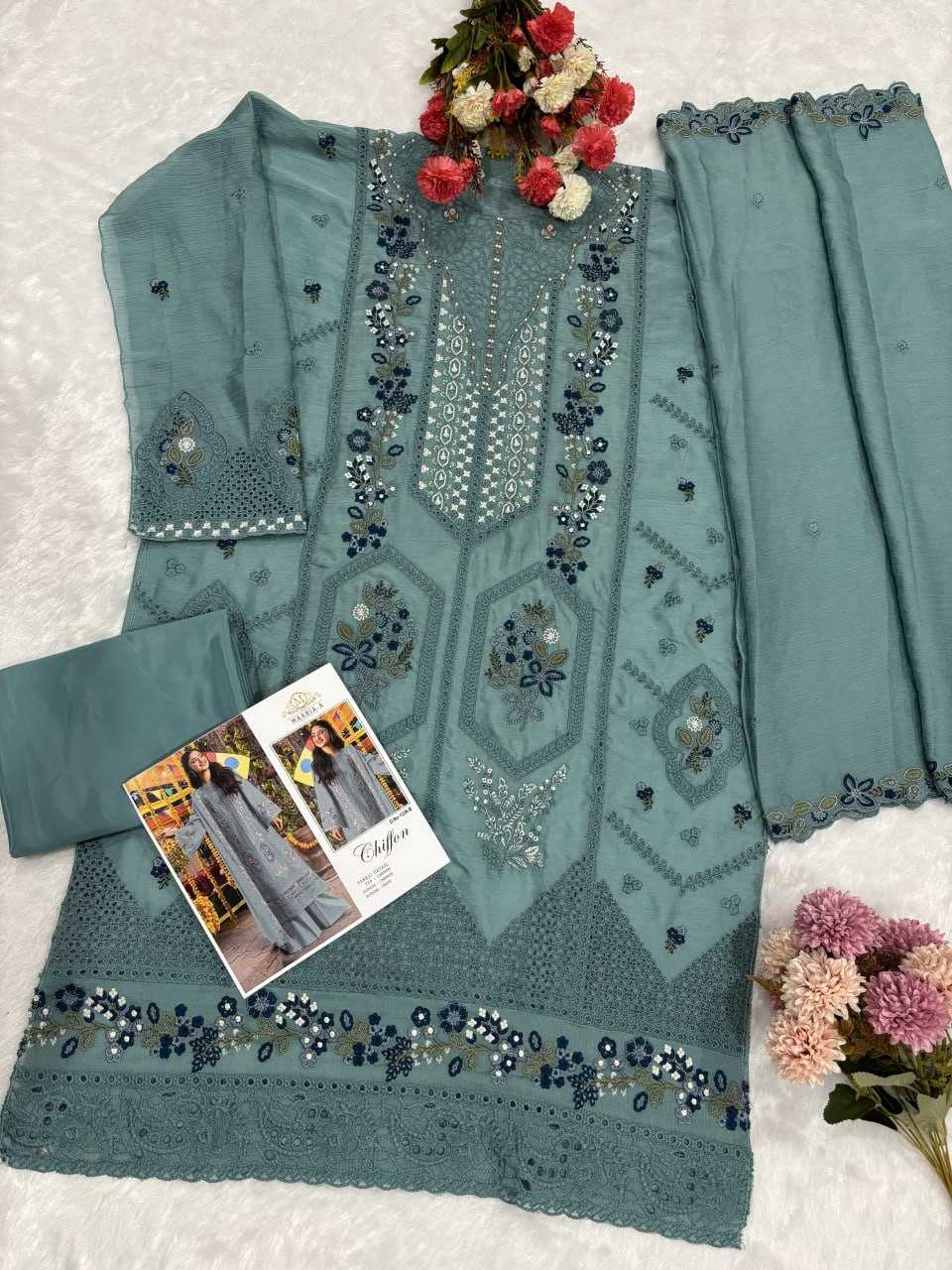 YNF Wholesale Chiffon Ladies Suits  | Surat Manufacturer