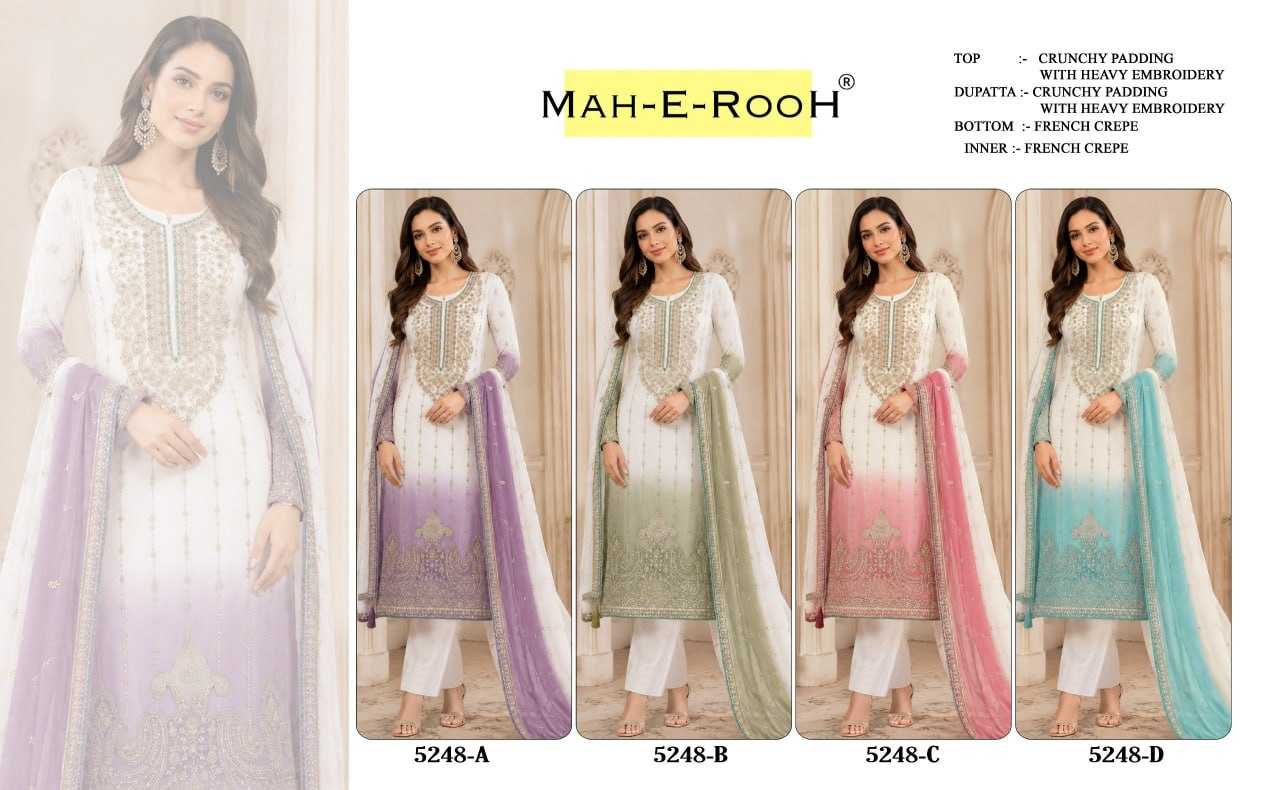 YNF Wholesale Crunchi Embroidery Suits  | Surat Manufacturer