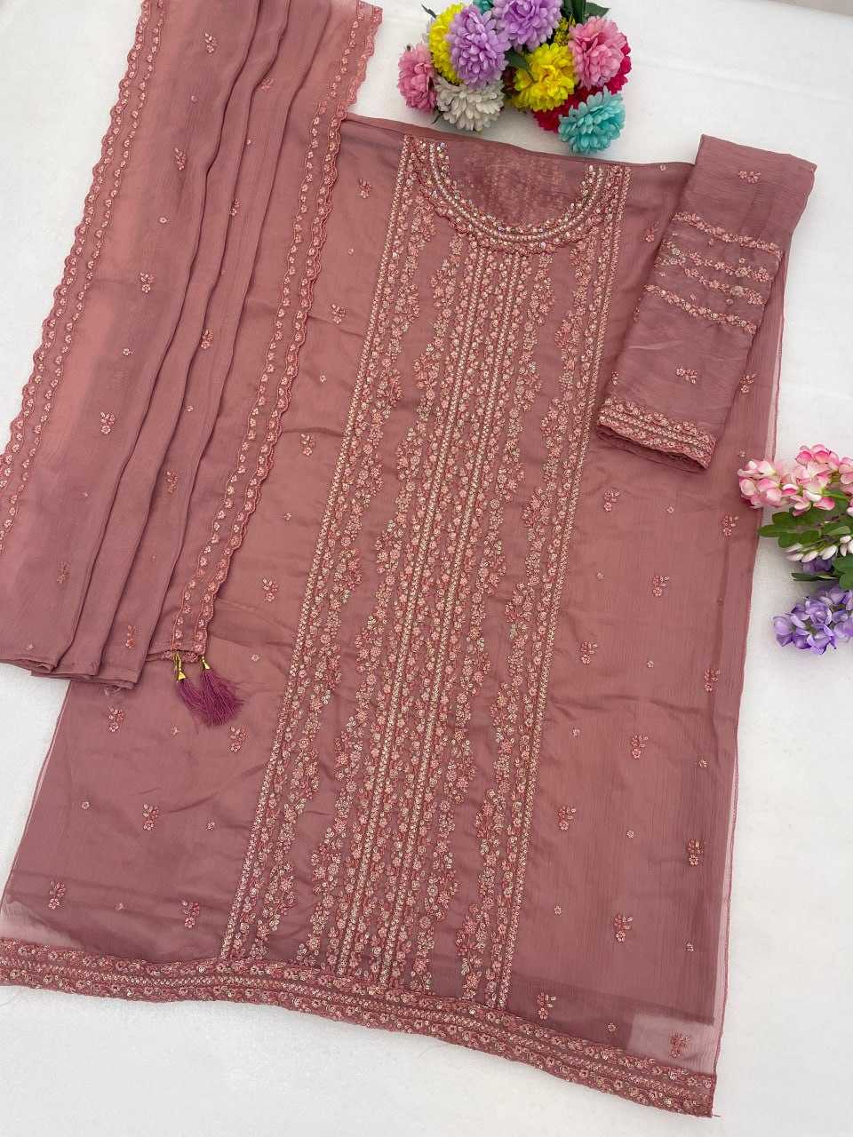 YNF Wholesale Crepe Silk Dresses  | Surat Manufacturer