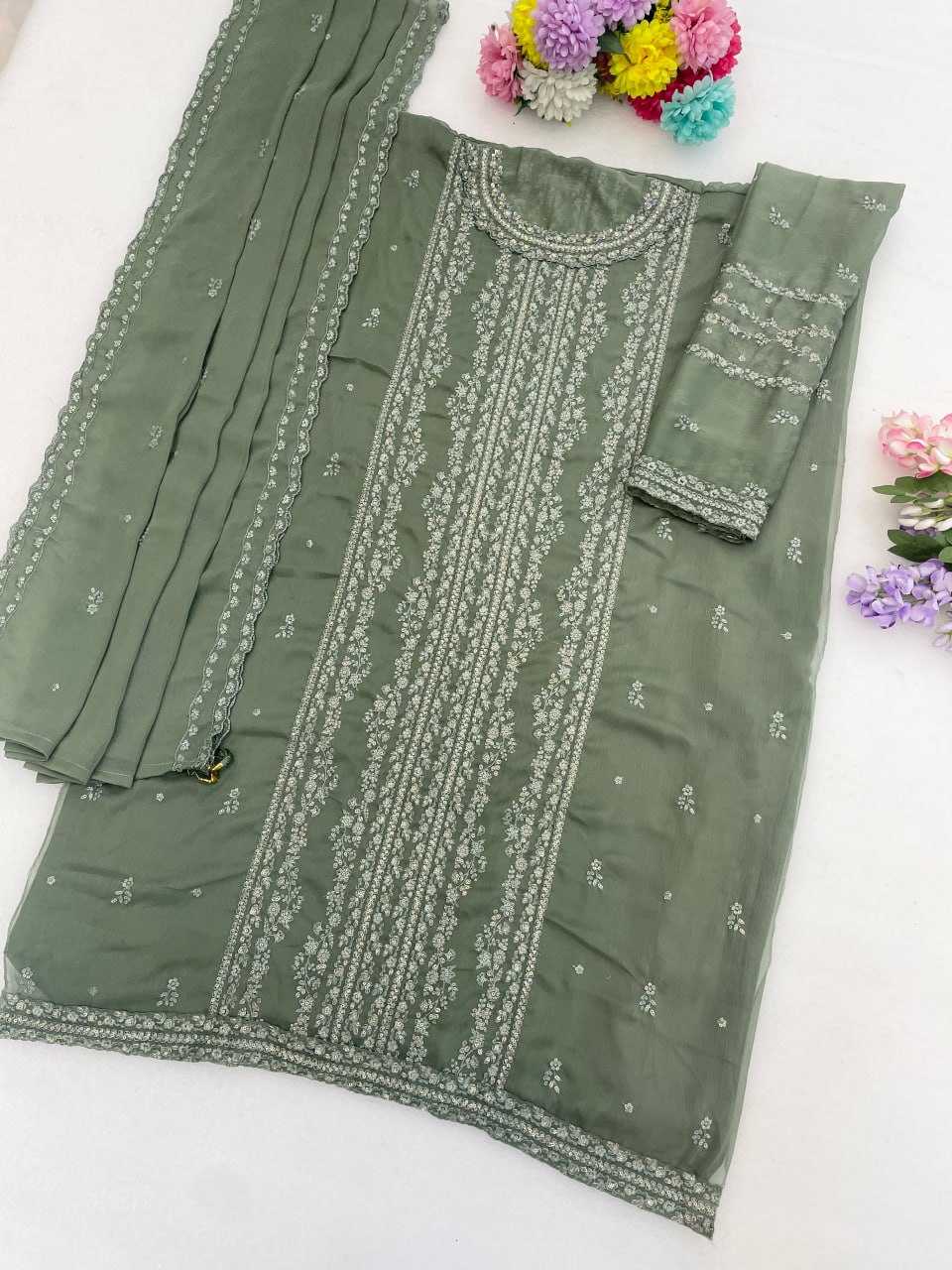 YNF Wholesale Crepe Silk Dresses  | Surat Manufacturer