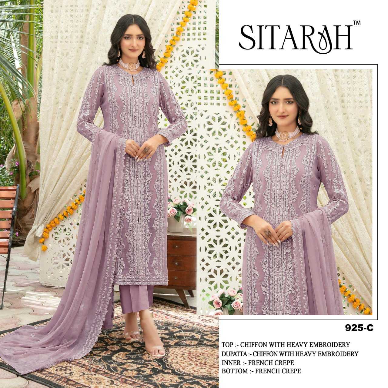 YNF Wholesale Crepe Silk Dresses  | Surat Manufacturer